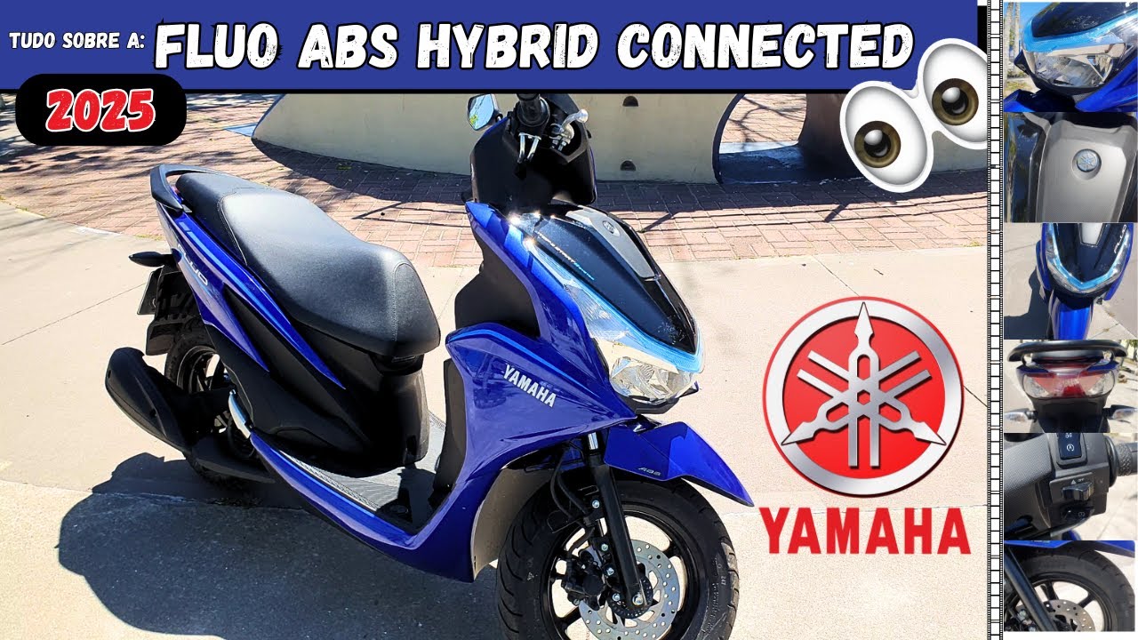 Yamaha FLUO ABS HYBRID CONNECTED &mdash; 2025. Подробности: двигатель, размеры, цвета и многое другое
