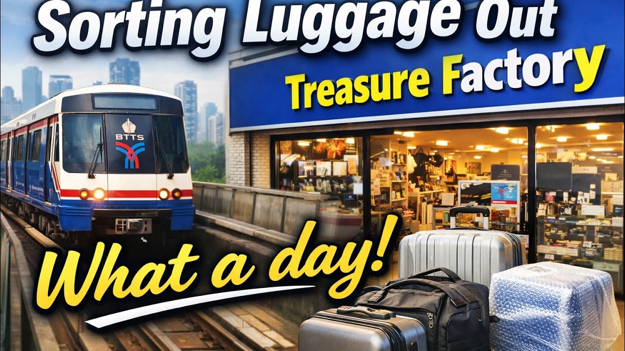 Running Errands in Bangkok | Luggage, Bubble Wrap & Thrift Finds