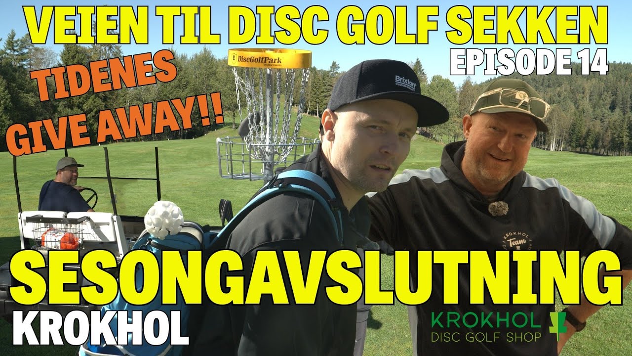 Discgolferen spiller Krokhol Gold. Veien til Discgolf sekken FINALE