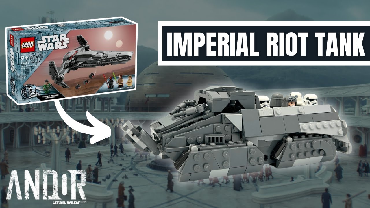 Imperial Riot Tank from ANDOR Season 2 | Alternate Build from LEGO 75383 Sith Infiltrator