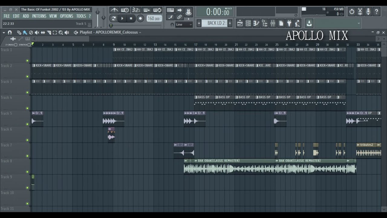 APOLLO MIX: Tutorial - The Basic Of Funkot 2002 / 2003 [+Bagan FL Studio!]