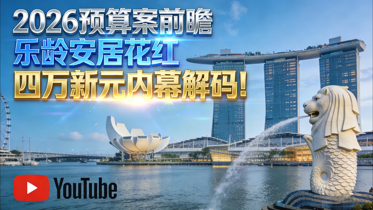 新加坡政经大解码：乐龄安居花红终极指南：换小屋领最高$40,000，这5个坑千万别踩！