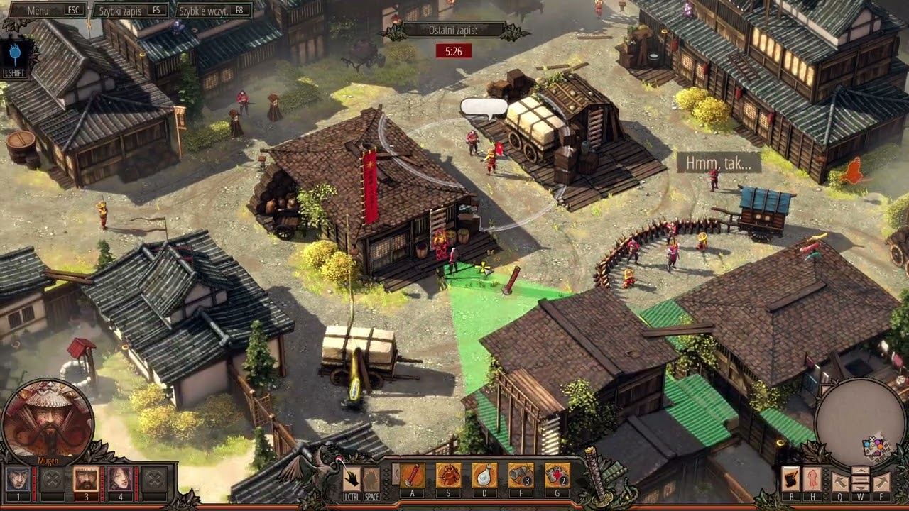 Shadow Tactics: Blades of the Shogun - Aiko's Choice 2021 strategia taktyczna GAMEPLAY/PORADNIK