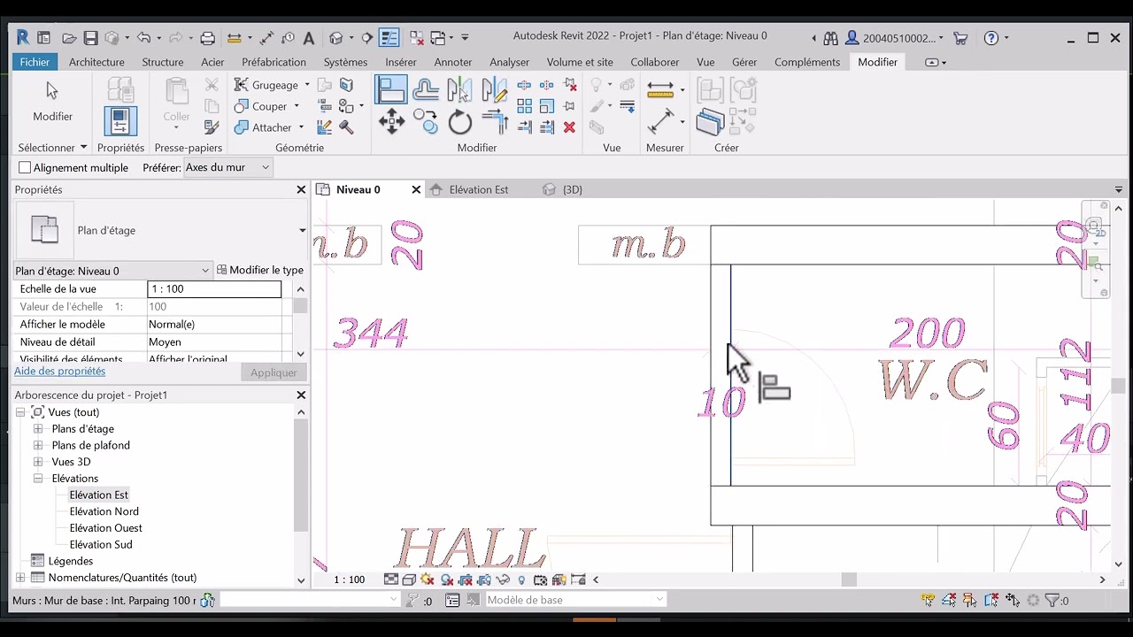 LOGICIEL REVIT : LES ESCALIERS + IMPORTER EXPORTER fichier autocad dwg