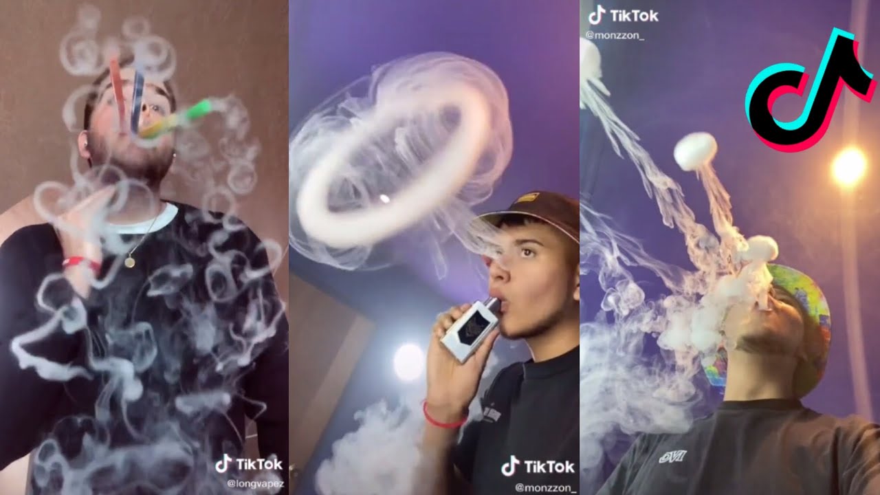 Amazing Vape Trick..  Tiktok Compilation.. Learn Some Tricks..