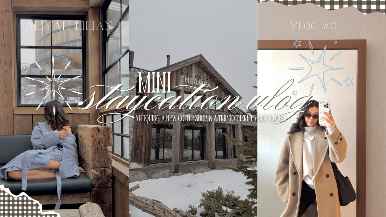 Cozy Small Town Getaway Vlog | Spa Day & Weekend Escape