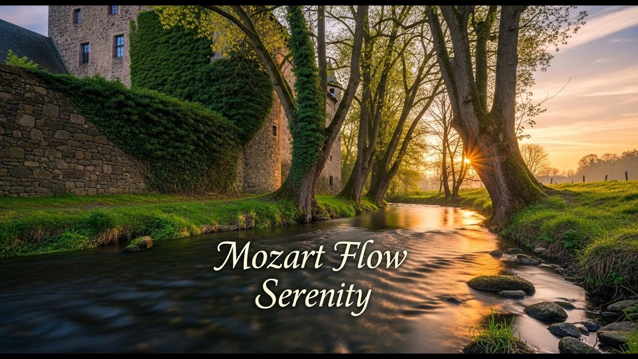 🌙 TOP 50 Night Stream Sounds for Insomnia Relief | Mozart Sleep Music