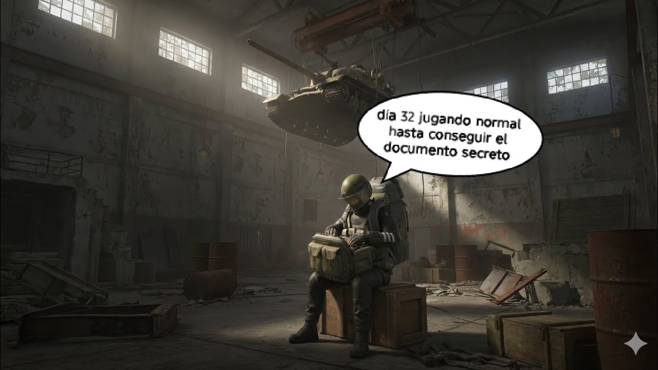 Día 32 jugando normal hasta conseguir el documento secreto 