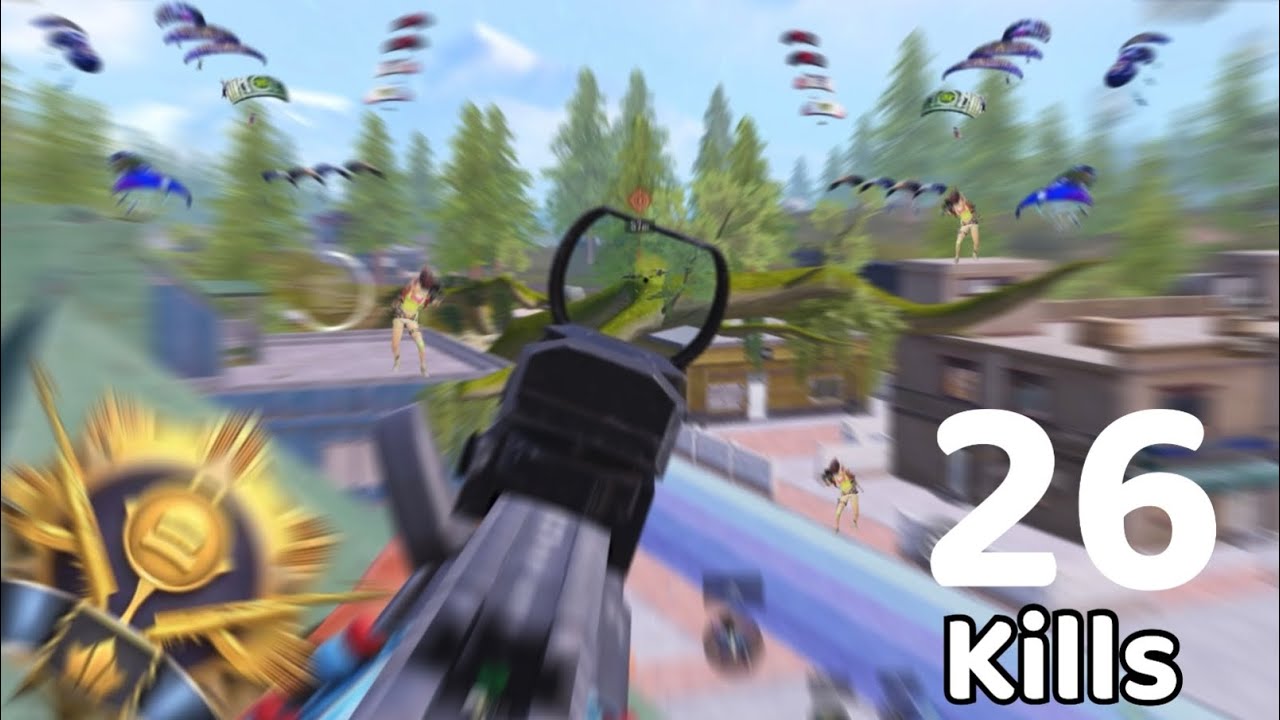 26 Kills!!!😍 THE ALL TIME BEST RUSH GAMEPLAY EVER😈 PUBG Mobile - BGMI #bgmi #pubgmobile #mobilegame