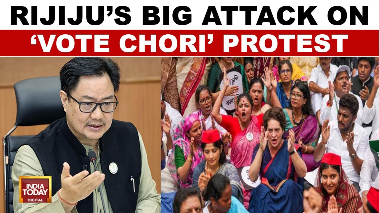 Kiren Rijiju Accuses Opposition Of Attacking Constitution, Disrupting Parliament Over Key Bills