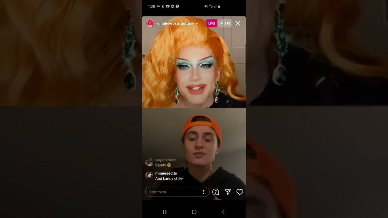 gottmik & rosé instagram live from thursday december 31st