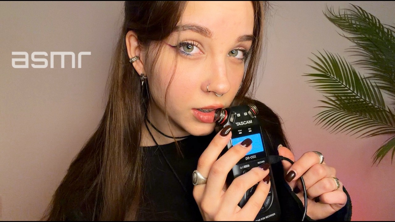 ASMR Tascam  ~ Скретчинг Зубов и Звуки Рта