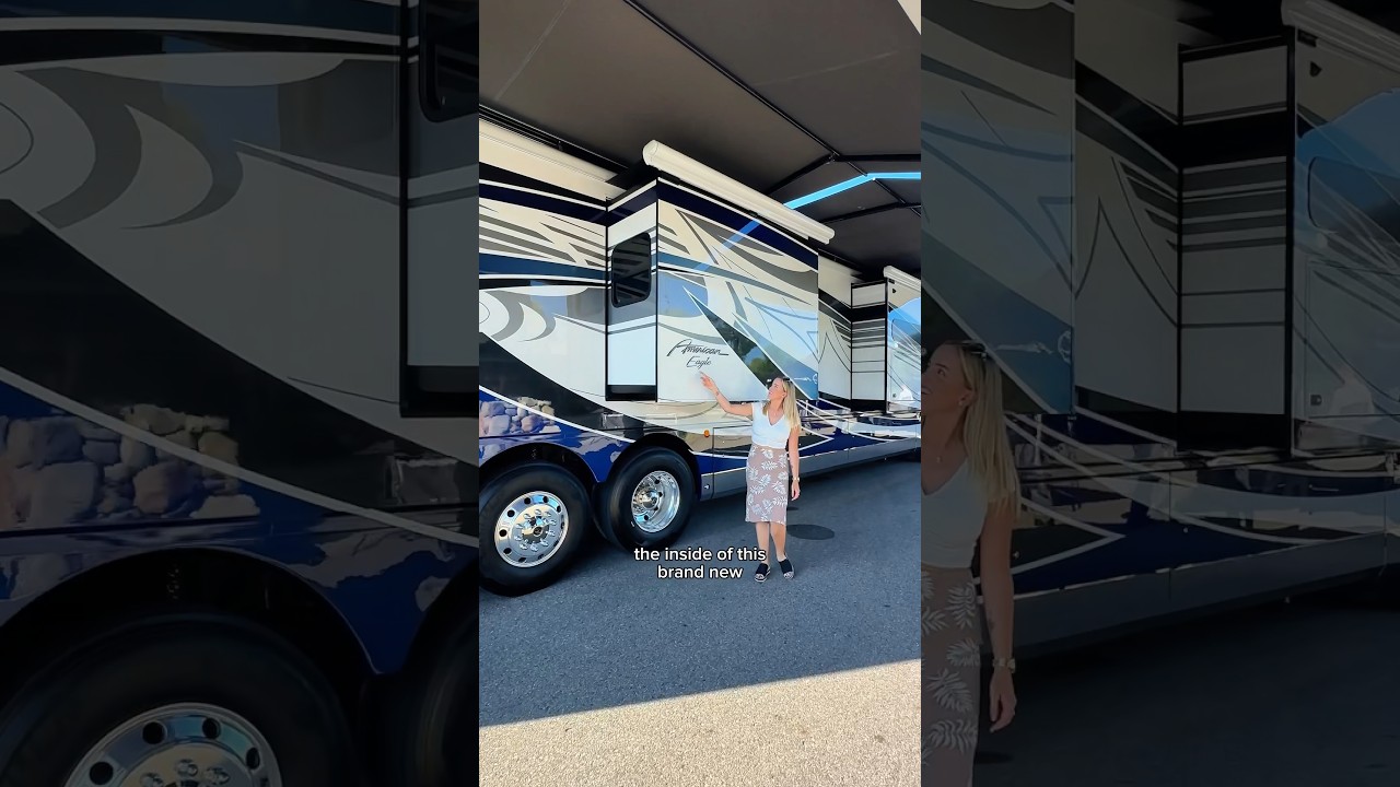 🚍 Penthouse on wheels! Exclusive first look at the 2025 American Coach Eagle 45K #motorhome #luxury