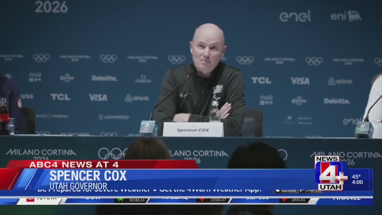 Gov. Cox responds to political controversy at Winter Games