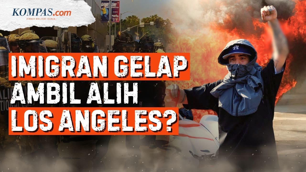 Trump Tuding Imigran Gelap "Serbu" Los Angeles, Fakta Berbicara Lain