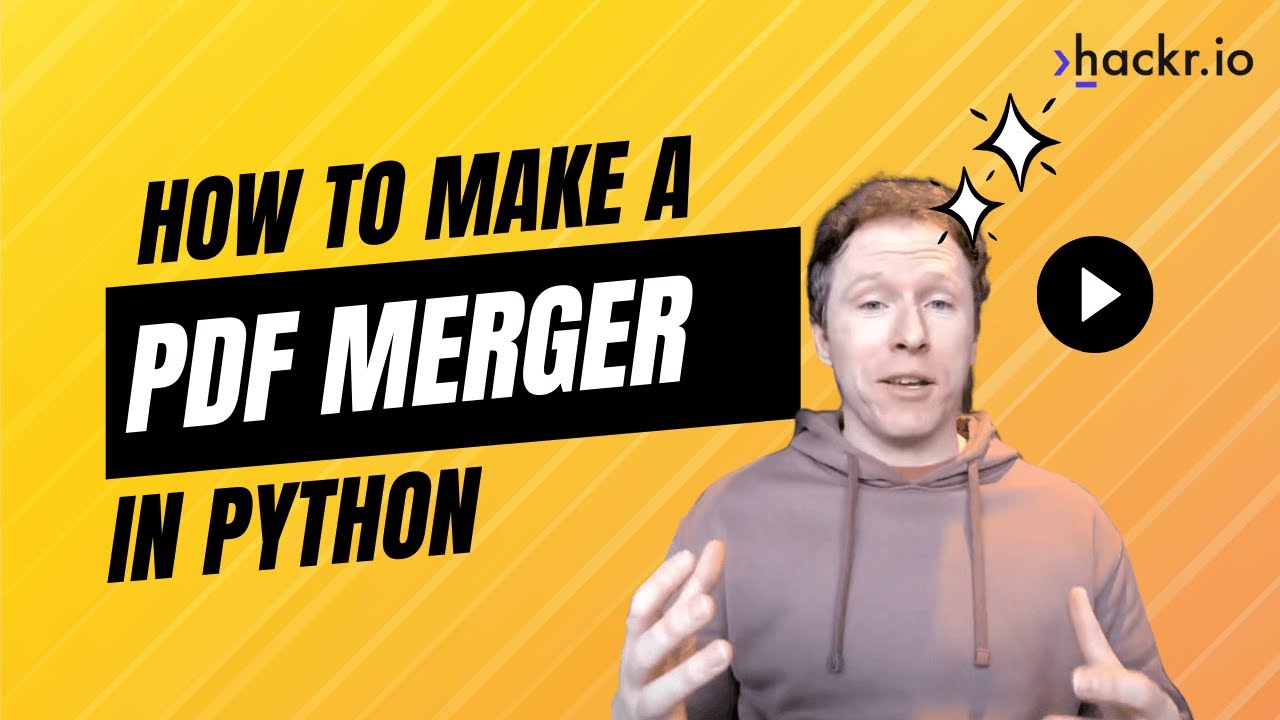 Build a PDF Merger App in Python [FULL WALKTHROUGH]