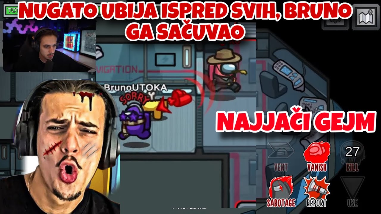 NUGATO UBIJA ISPRED SVIH DVA PUTA *bruno ga sacuvao*