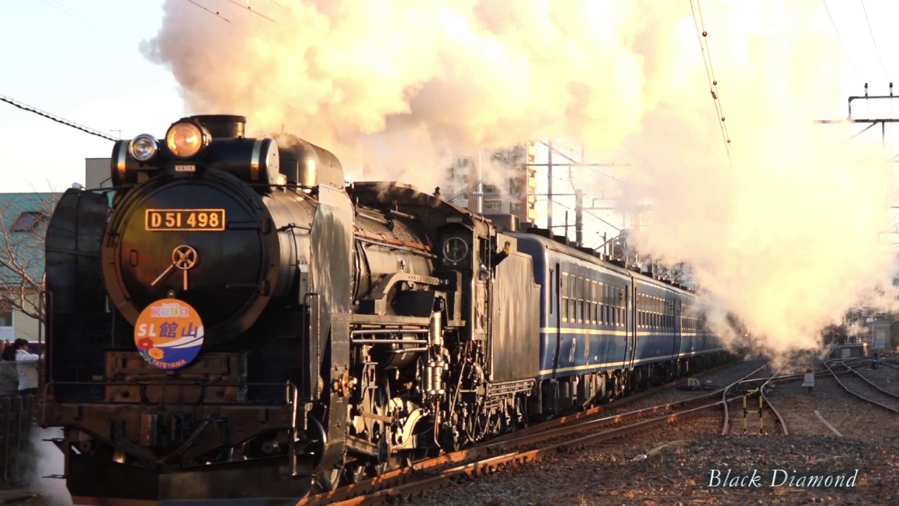 D51498 「SL館山」　冬晴れの房総半島を力走！　2017.1.21-22