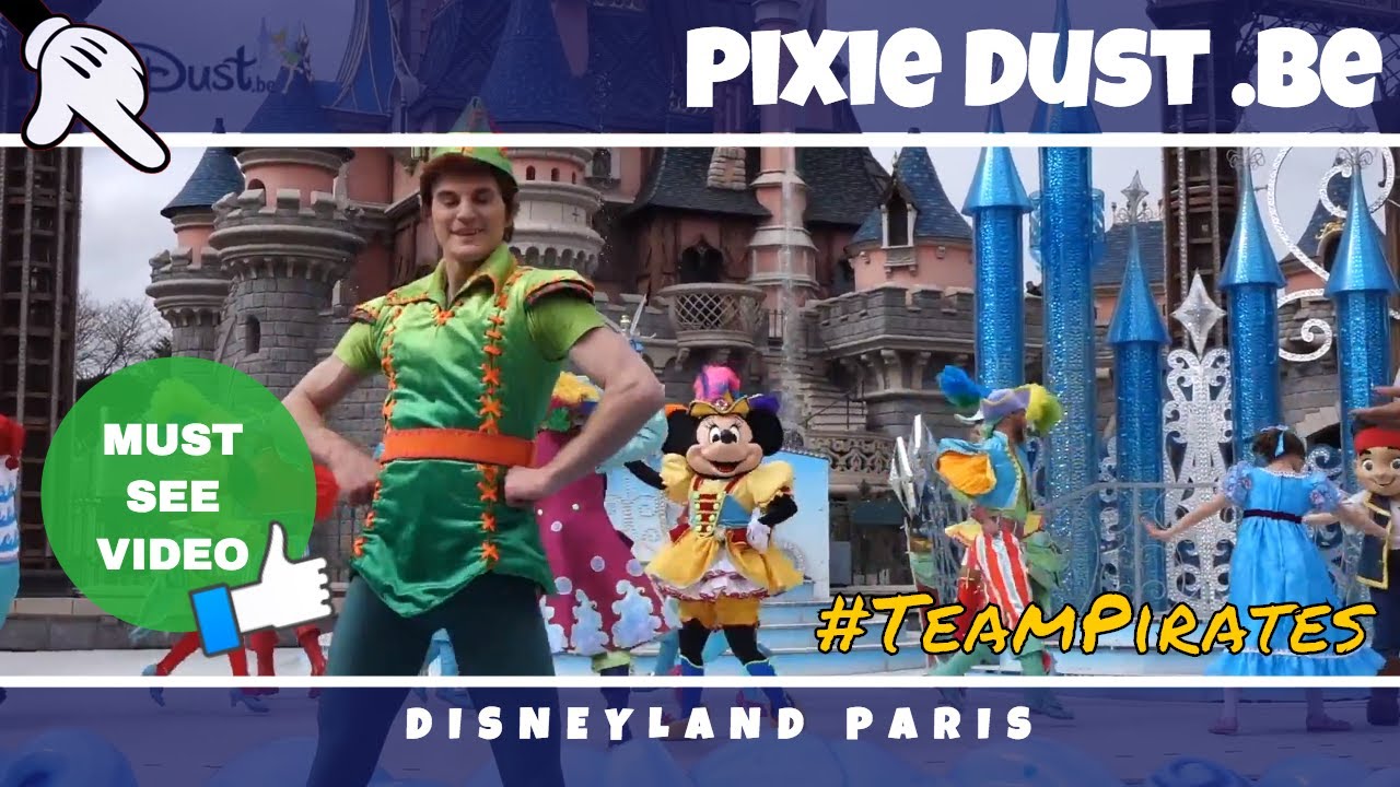 💀 Team Pirates Disneyland Paris FULL SHOW HD Royal Castle Stage Pirates & Princesses Festival 2018