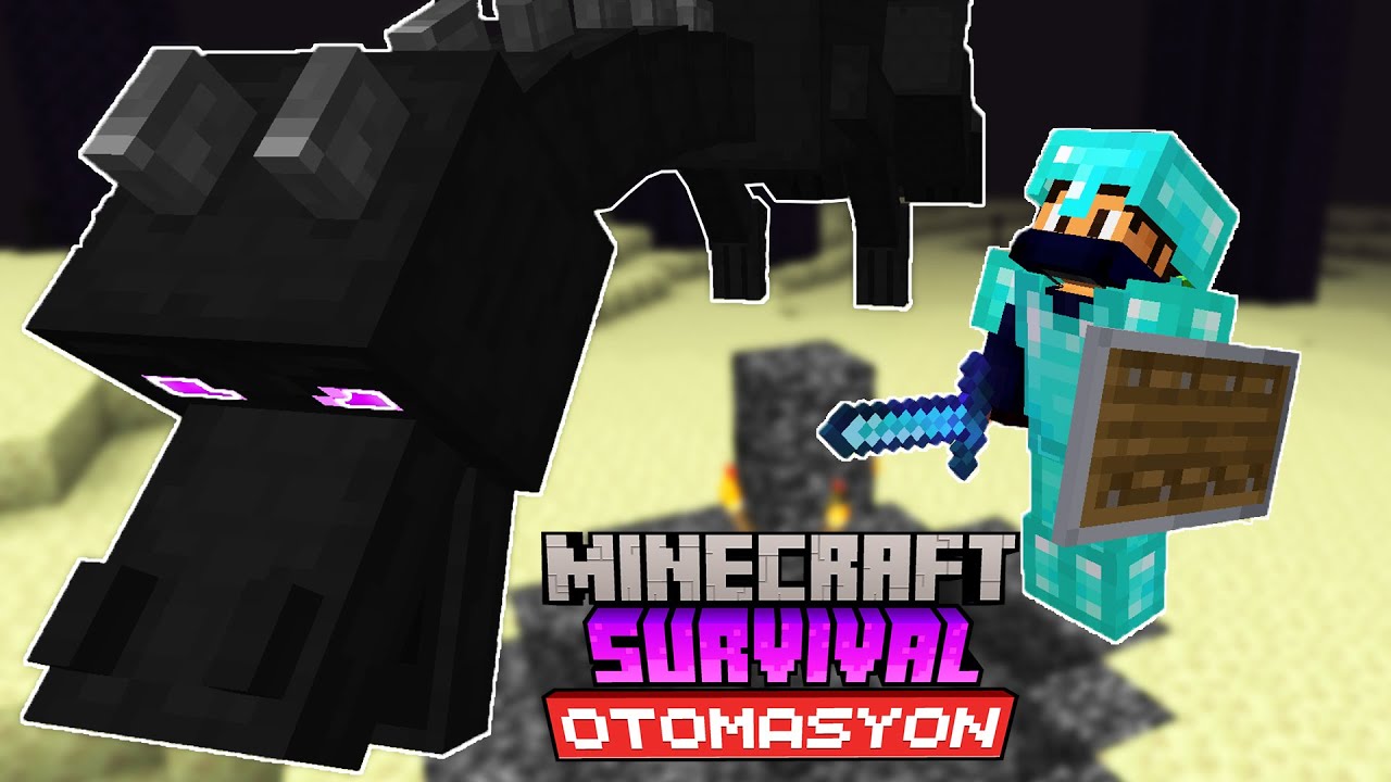 ENDER DRAGON ile SAVAŞTIM | Minecraft Survival Otomasyon #05