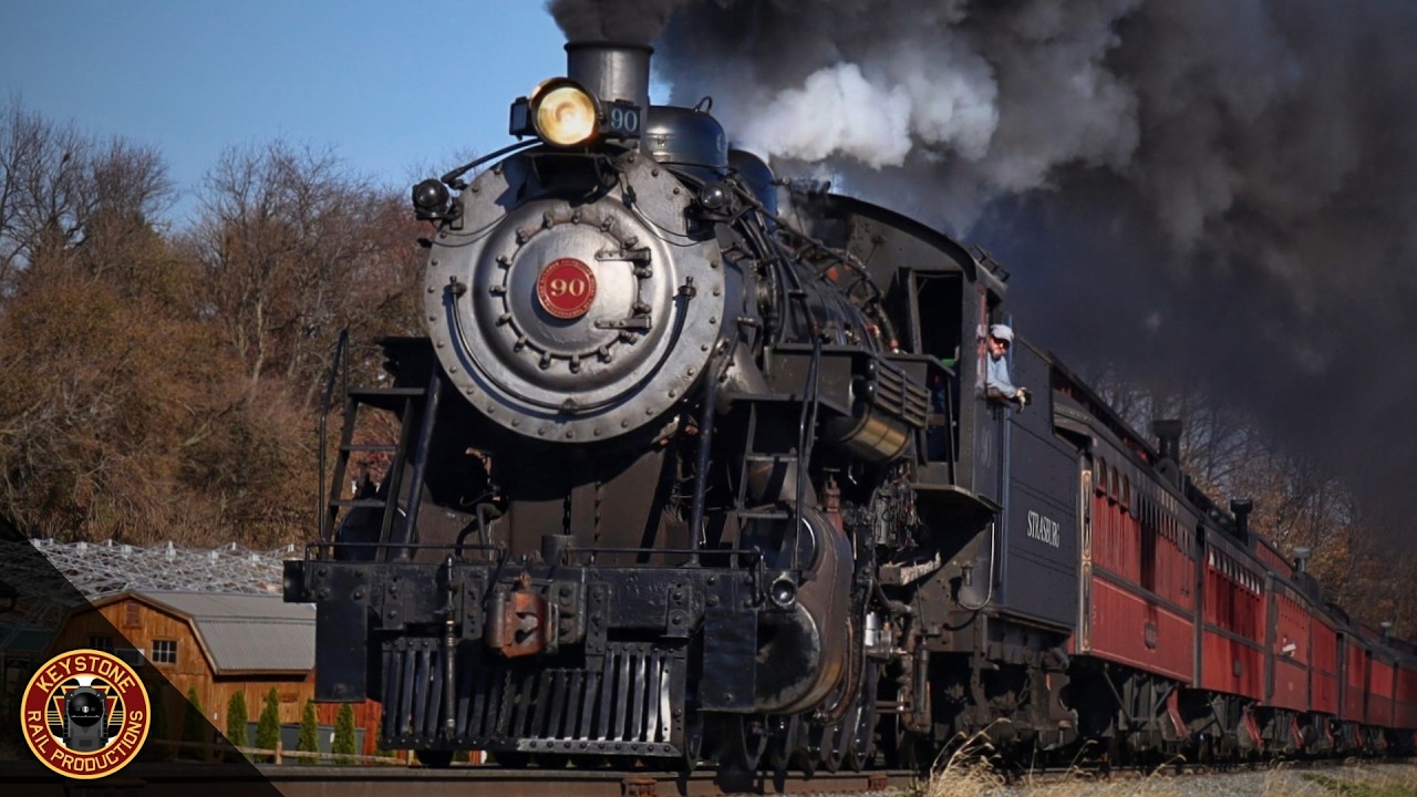 Strasburg Rail Road 90: Late Autumn on the Road to Paradise (4K)