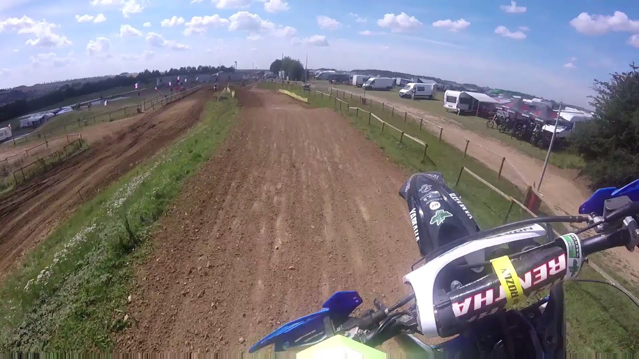 terrain cross de Rozoy sur serre sur 125YZ