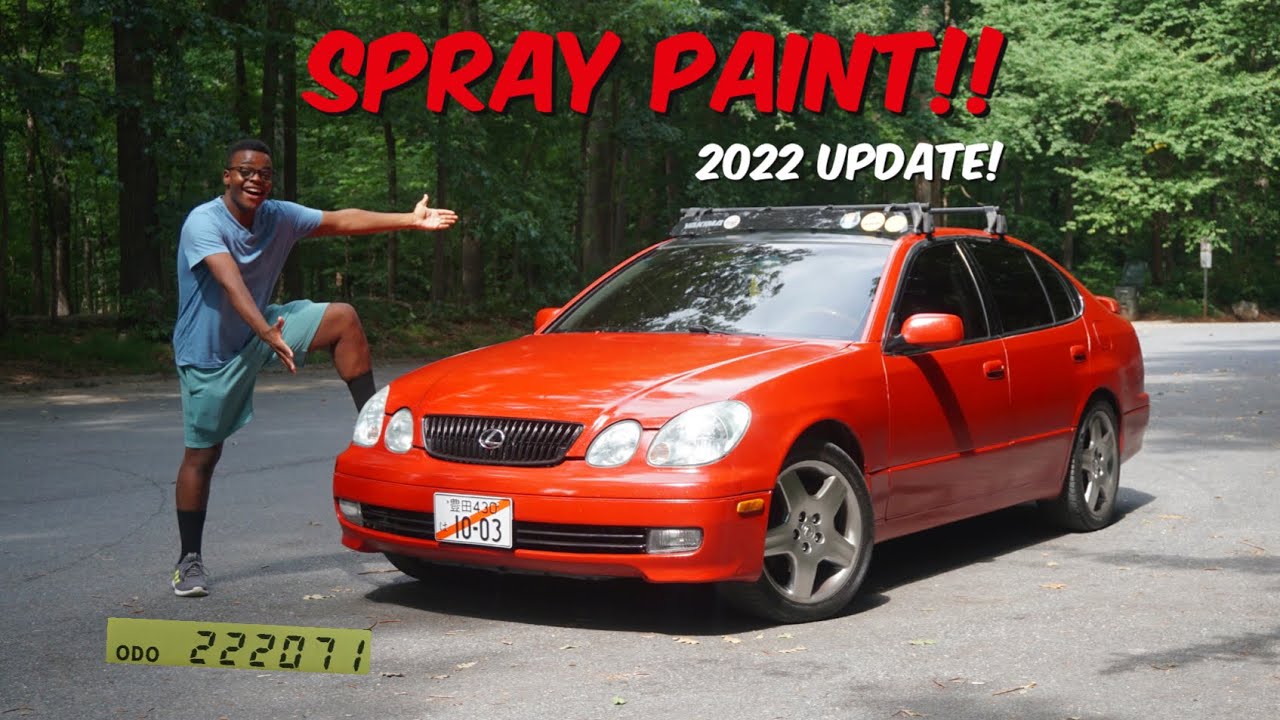 Я покрасил свой Lexus баллончиком!! Обновление GS 430 2001 года, пробег 222 тыс. миль