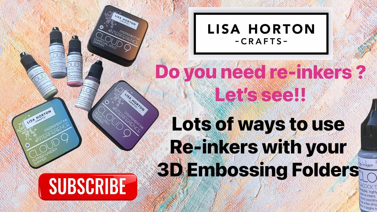 Re-inkers & Embossing Folders.  How can you use them together?