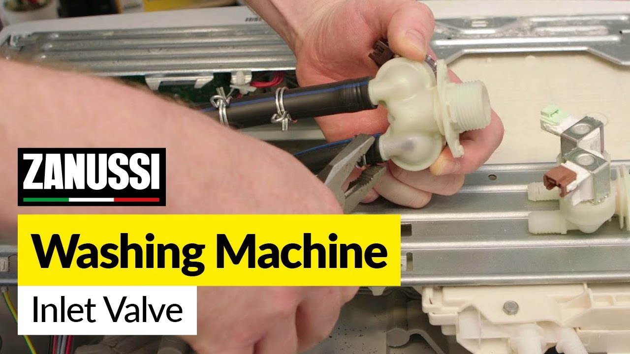 Как установить заливной клапан для стиральной машины? — Легко! (Zanussi)