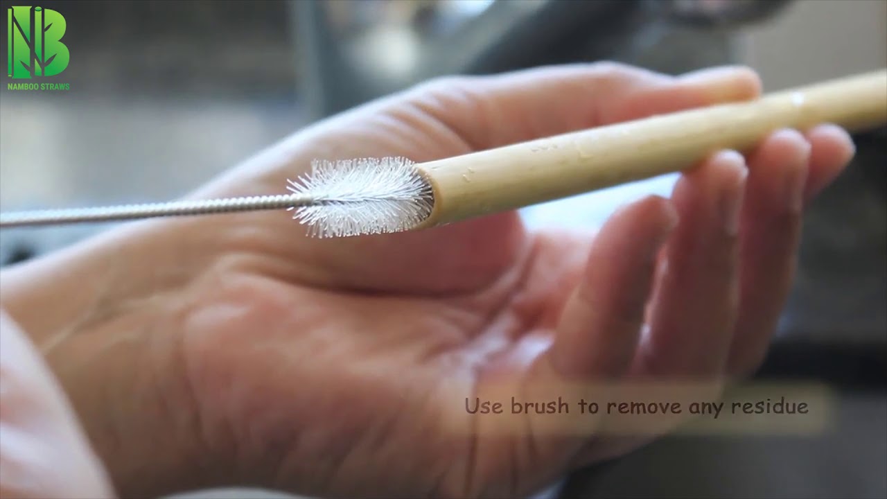 THE MOST EFFICIENT WAY TO CLEAN BAMBOO STRAWS | NAMBOO STRAW