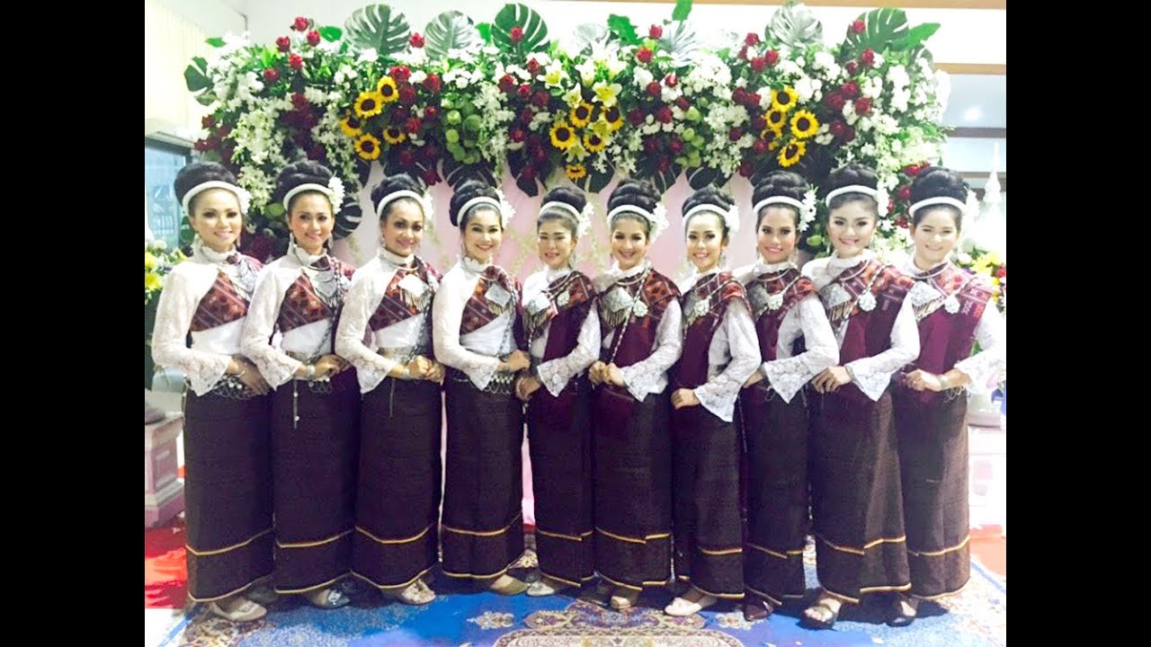 ฟ้อนเอิ้นขวัญ เกษียณอายุราชการ นนทบุรี 2558