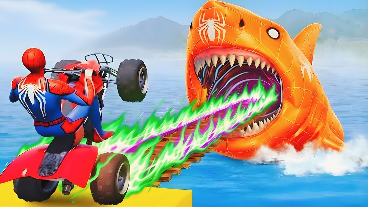 Spider Man Rescue Iron man, Venom on Spiderman Bridge l Epic GTA 5 Superhero Battle with Batman