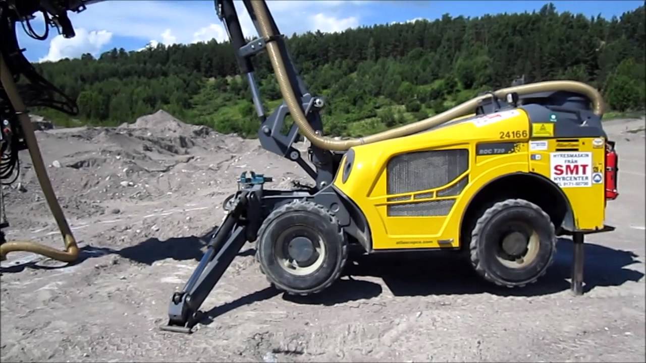 Atlas Copco ROC T20 Test drilling