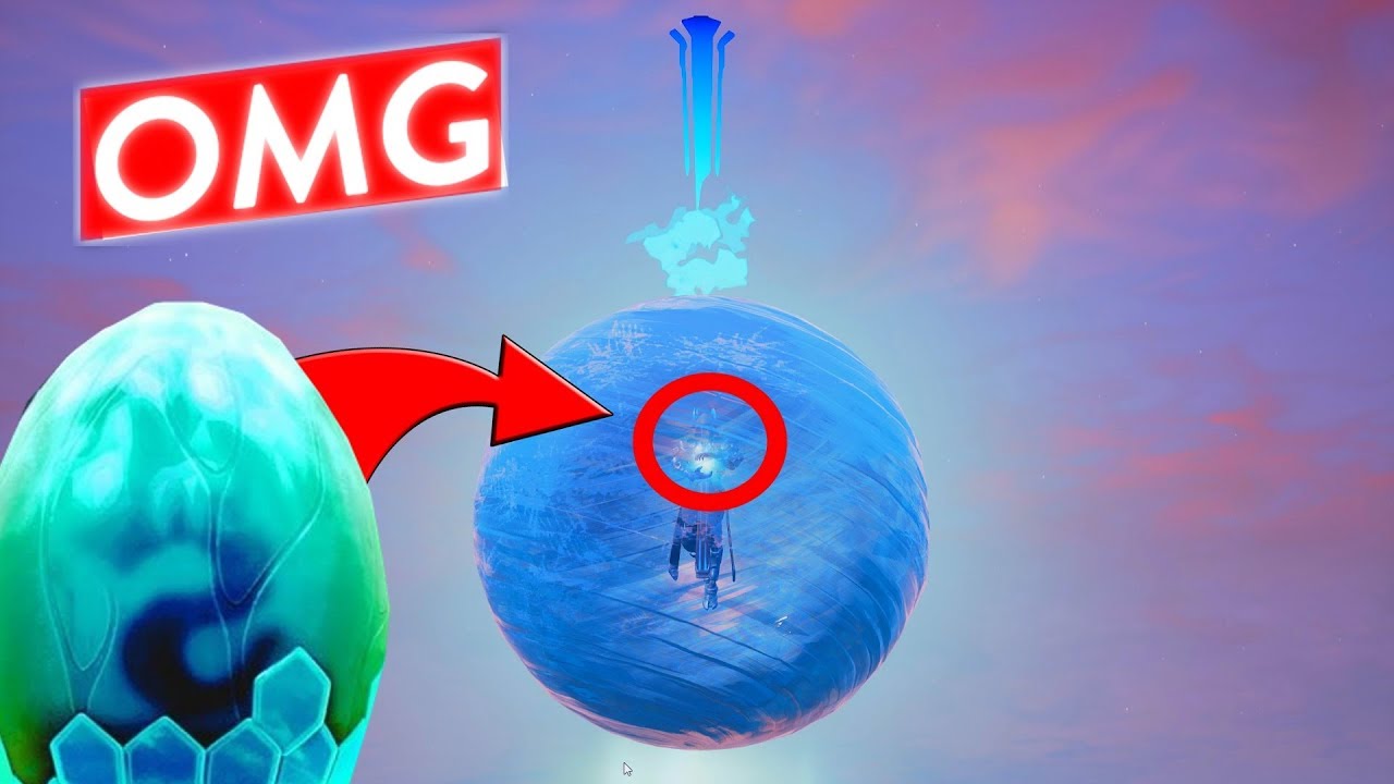 ICE STORM EVENT NOW - ICE SPHERE AND DRAGONS UNLEASHED ON FORTNITE