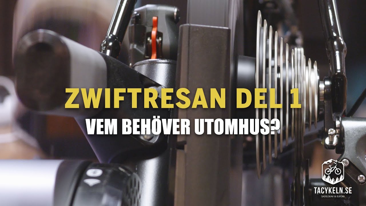 VA?! Cykla inomhus? Har vi fått feber? - Zwiftresan del 1