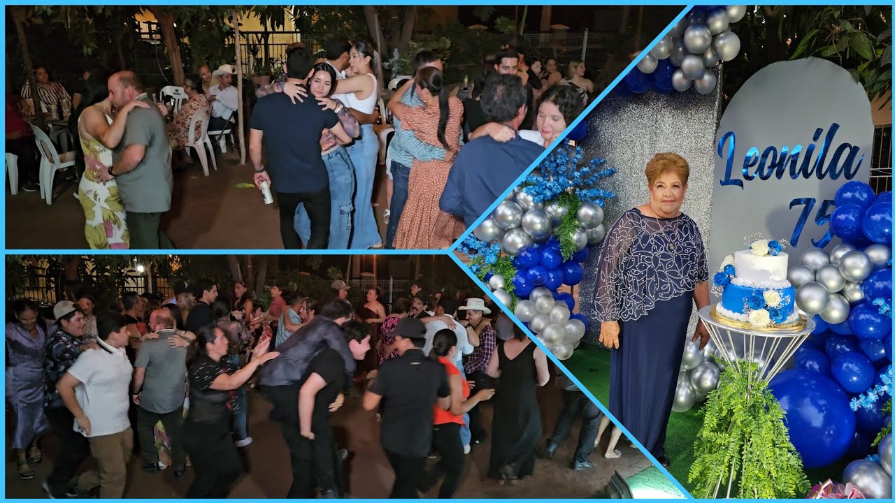 Cumpleaños 75 de Leonila Aguirre Villa en Los Chinos, Mocorito. 🥳🍾🎊