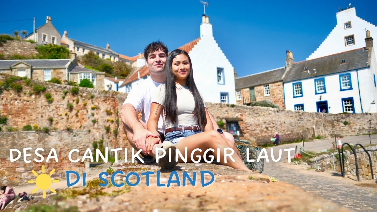Panas-panas warga lokal Scotland suka main ke pantai👙☀️ Crail, Fife