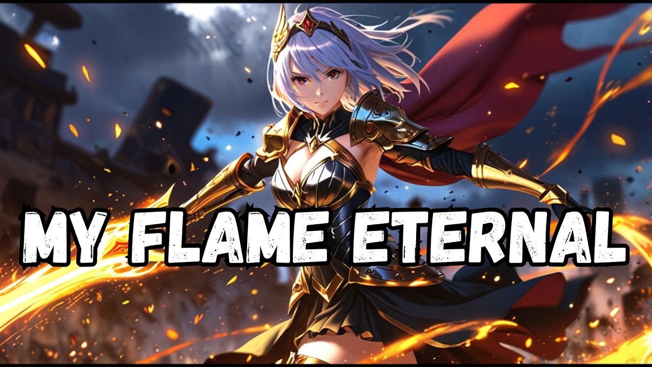 Edict of the Eternal Flame – Epic Orchestral Rock Battle Anthem for Rising Legends