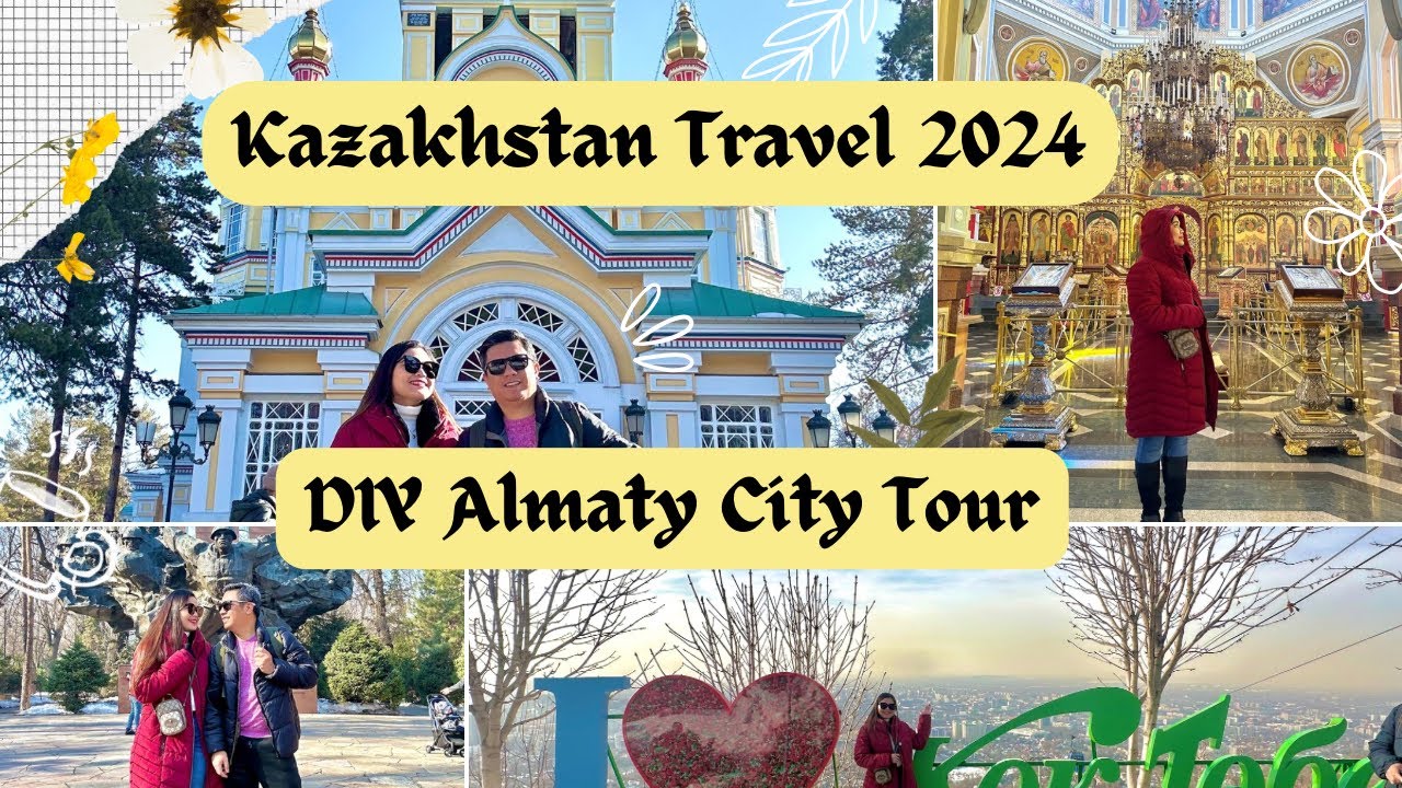 Kazakhstan Travel 2024 🇰🇿: Day 4 - DIY Almaty City Tour ❄️🤍🌇