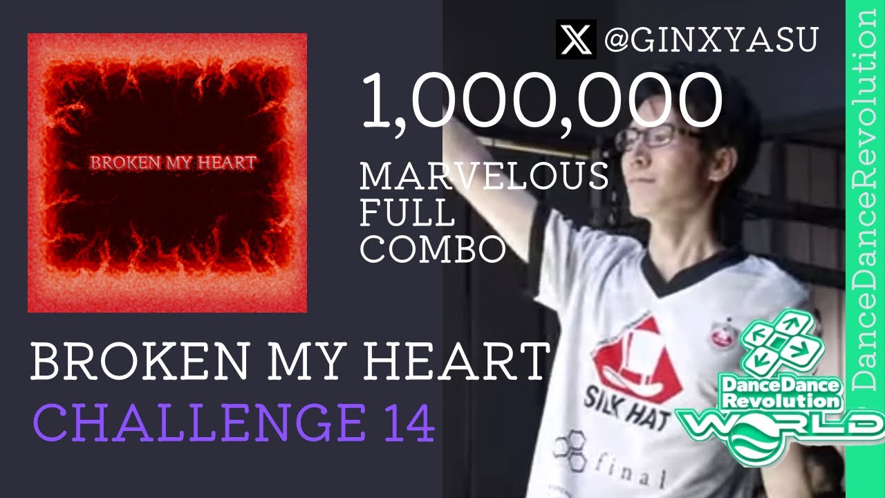 【DDRW】CSP14 BROKEN MY HEART MFC 1,000,000 player:GINXYASU