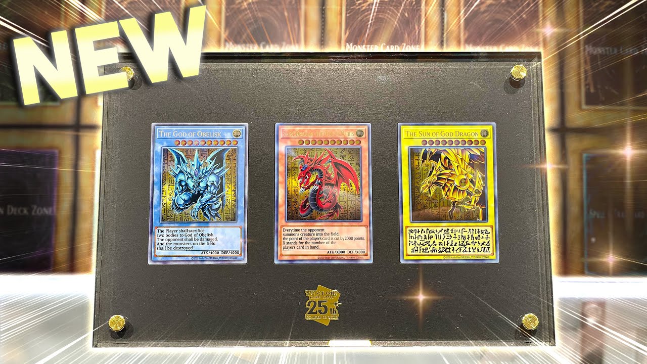 KONAMI.. WHAT HAVE YOU DONE!? STAINLESS STEEL EGYPTIAN GOD CARDS HAVE ARRIVED!