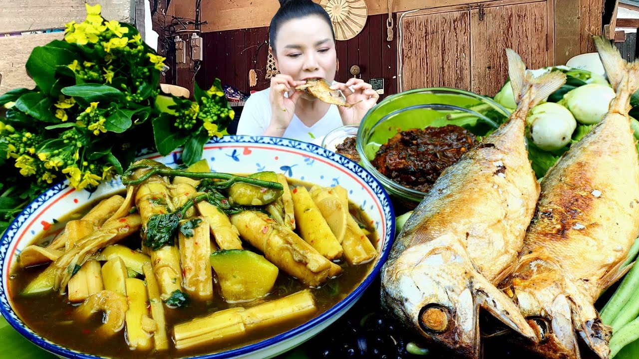 เเกงหน่อไม้สดซดฮ้อนๆกับปลาทูเเจ่วมะกอกส้มผักเเซ่บลืมอิ่ม|ส้มซ่าพาเเซ่บ 21 ธันวาคม ค.ศ. 2025