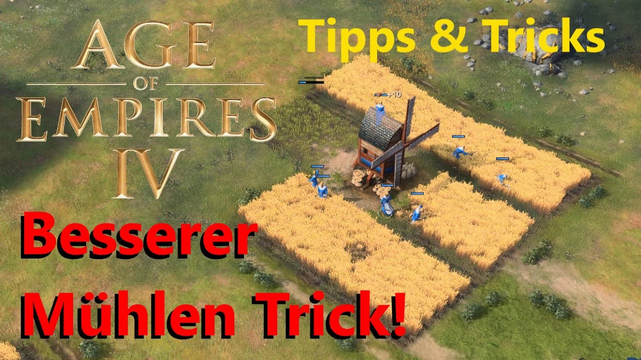 Age of Empires 4: Mühlentrick für Fortgeschrittene! | Tipps & Tricks Tutorial [Deutsch]