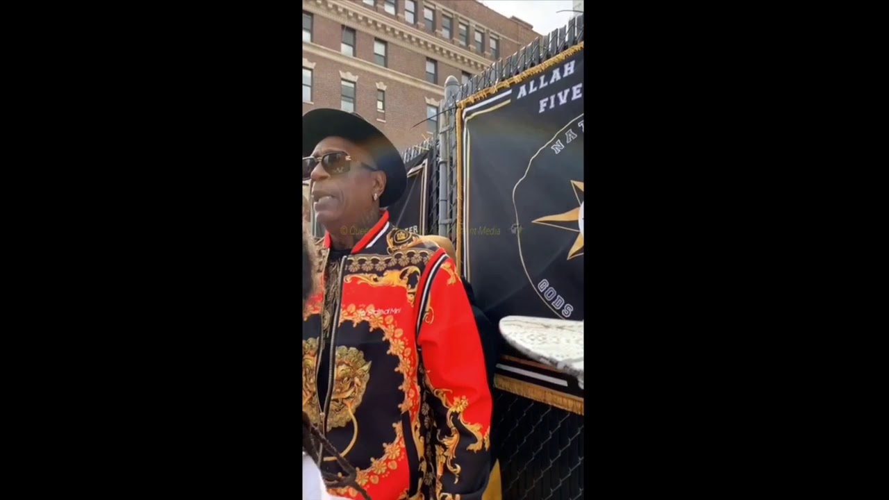 Popa Wu (Freedum Allah) Builds at Allah & Justice Five Percenters Square Street Co-naming Unveil