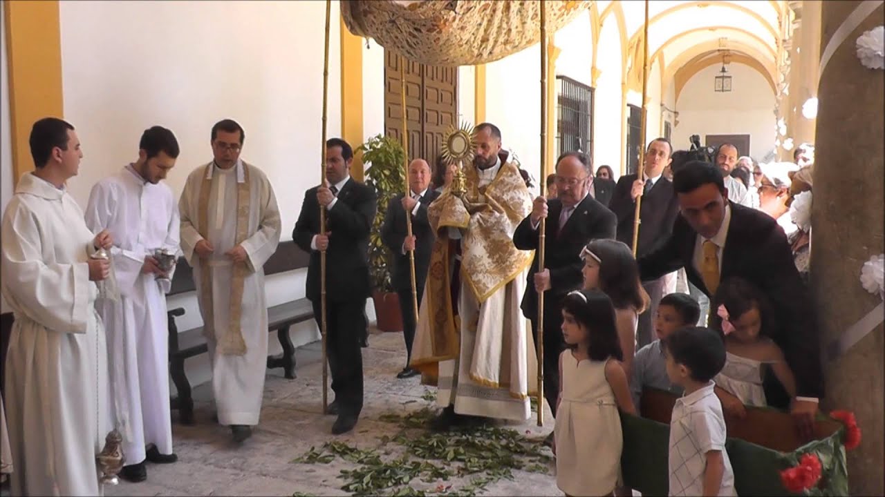 Procesión del Corpus Christi en la Abadía del Sacromonte Granada 2015