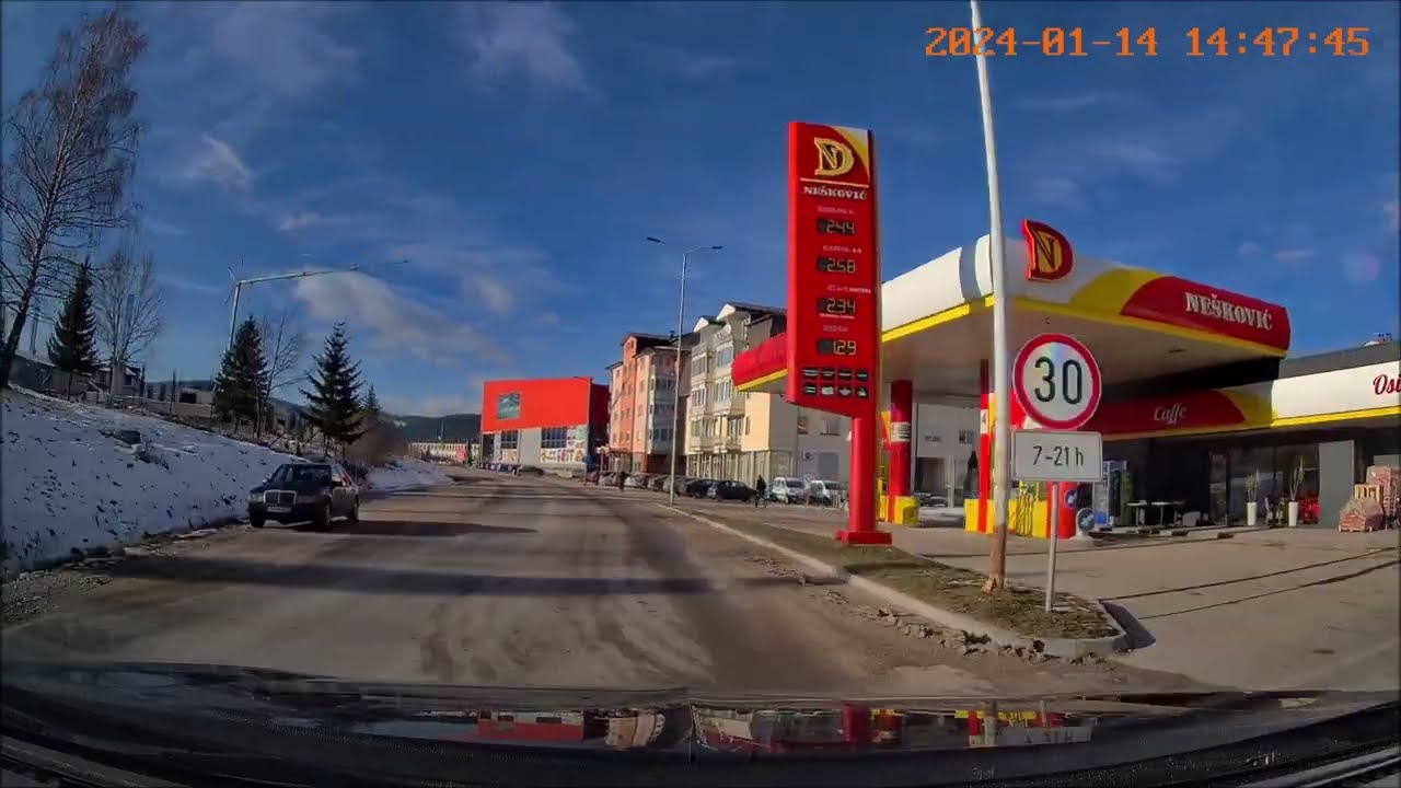 Вождение: Равна Планина - Сараево #январь #2024 #dashcam #visitbosnia #visitsarajevo #ravnaplanina