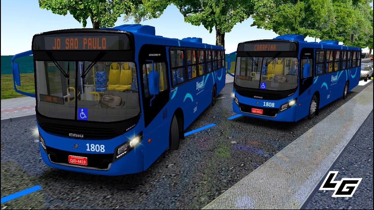 🔴[OMSI 2] Caio Apache Vip IV Volvo B270F Euro V | padrão Biguaçu - Mapa Campo Grande