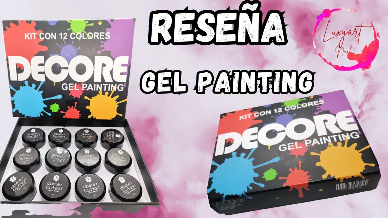 RESEÑA KIT DECORE GEL PAINTING DE CIBELES FASHION NAILS |GEL PAINTING PARA UÑAS