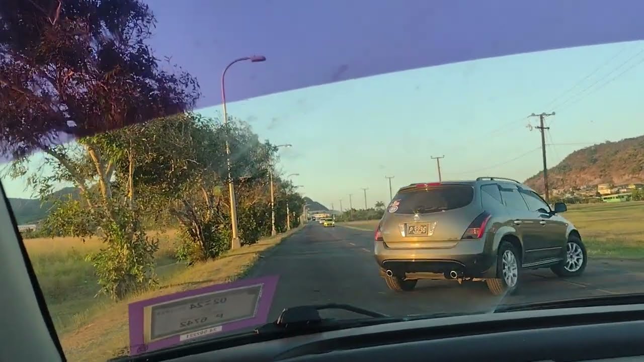 Driving in St. Kitts, Caribbean Island - Road Scenes - 31st January, 2024