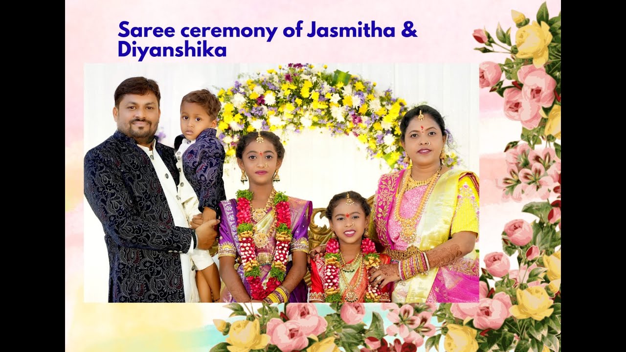 Half Saree Ceremony of Jasmitha &Diyanshika🥻🥻